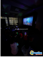 Cargar imagen en el visor de la galería, Animación de "Just Dance" y "Movie Time" con pantalla inflable!